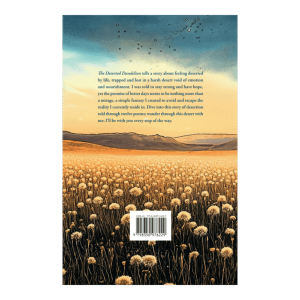 dandelion dreams back of book